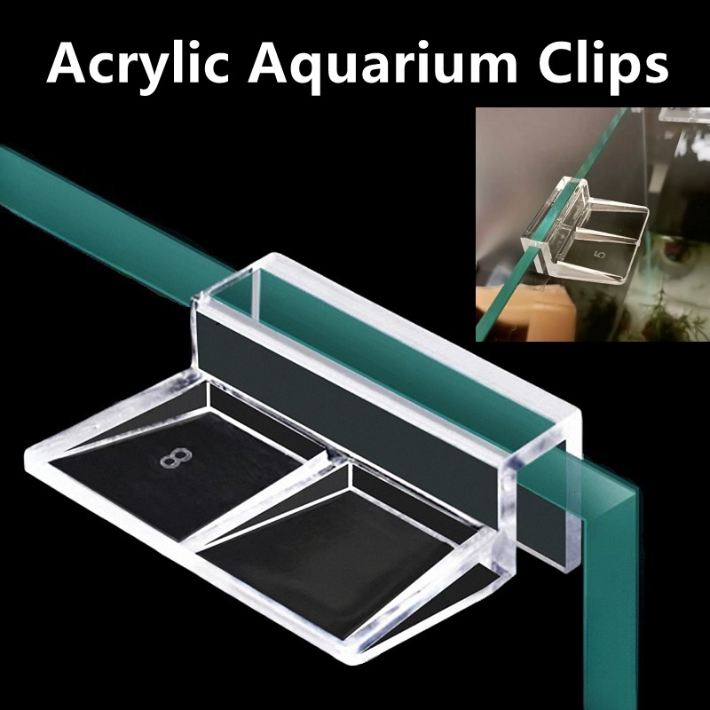 Aquarium Fish Elevator - 1PC 5/6/8/10/12/15/19mm 아크릴 수족관 클립 물고기