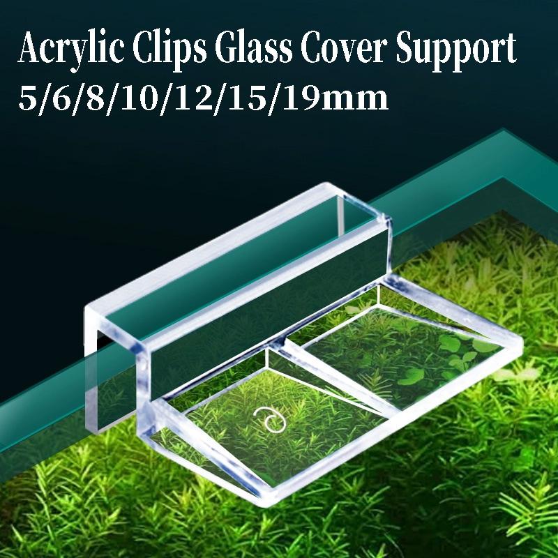Aquarium Fish Elevator - 10Pcs 5/6/8/10/12/15/19mm 수족관 아크릴 클립 유리