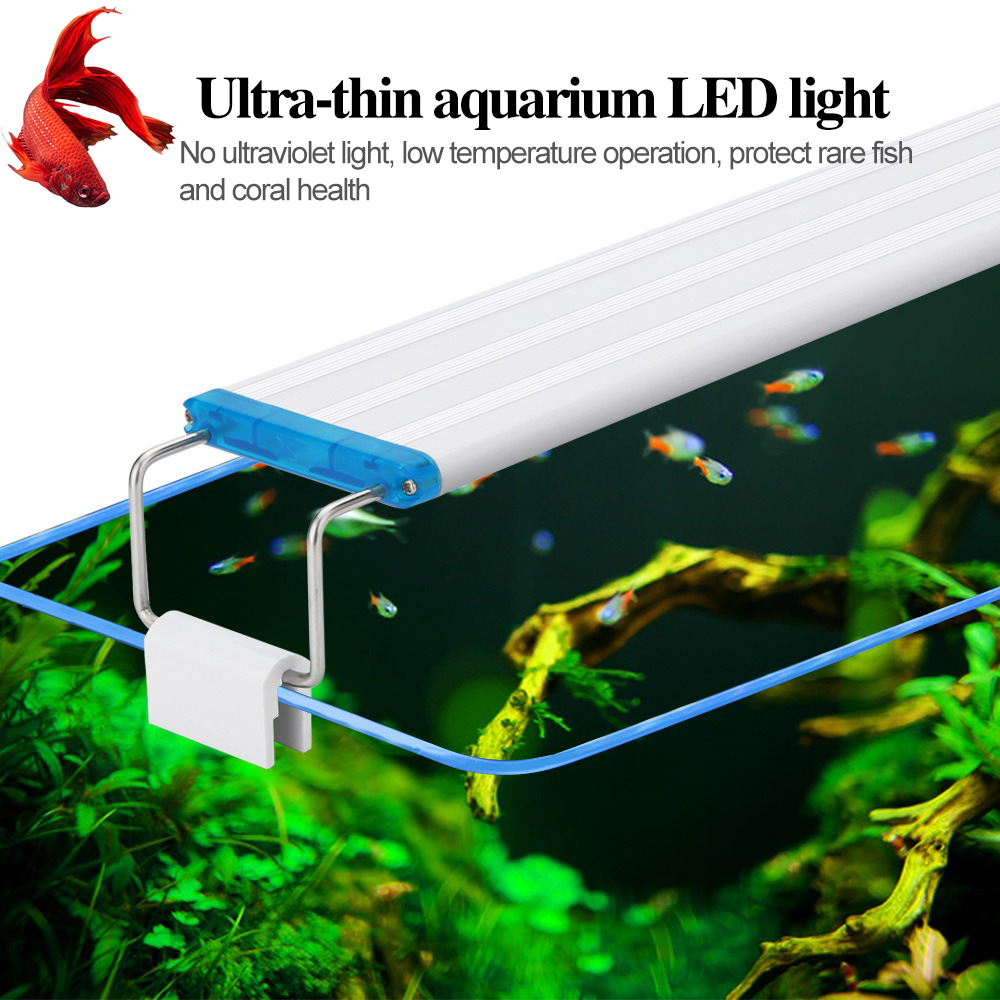 초박형 수족관 조명 블루 화이트 3색 변환 수초 조경  - Aquarium Fish Elevator 리뷰 및 가격