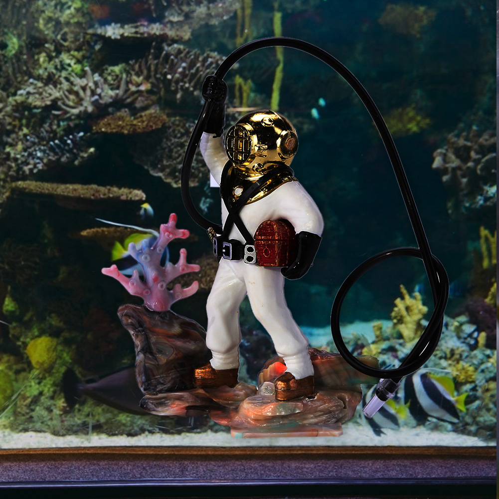수족관 조경 산소 공압 장난감 다이버 생태 어항 장식품 - Aquarium Fish Quotes 리뷰 및 가격