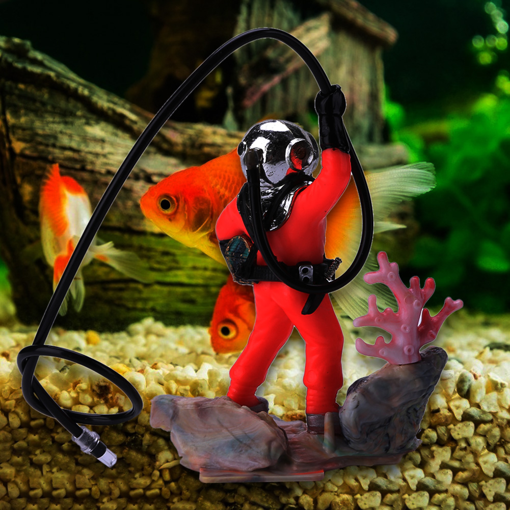 수족관 조경 산소 공압 장난감 다이버 생태 어항 장식품 - Aquarium Fish Quotes 리뷰 및 가격