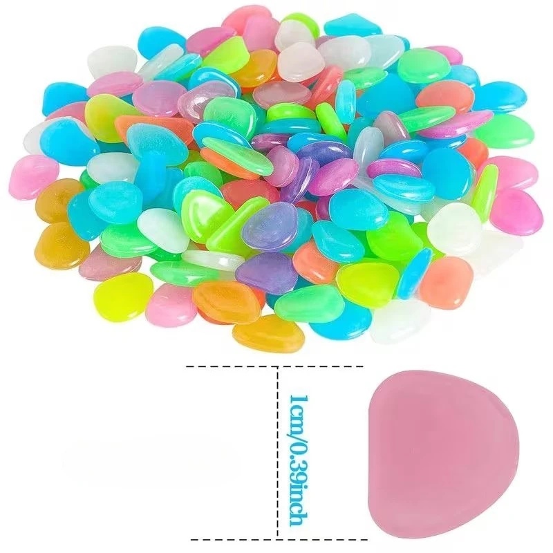 50-200pcs 어둠 속에서 빛나는 조약돌 빛나는 미 - Aquarium Fish Small 리뷰 및 가격