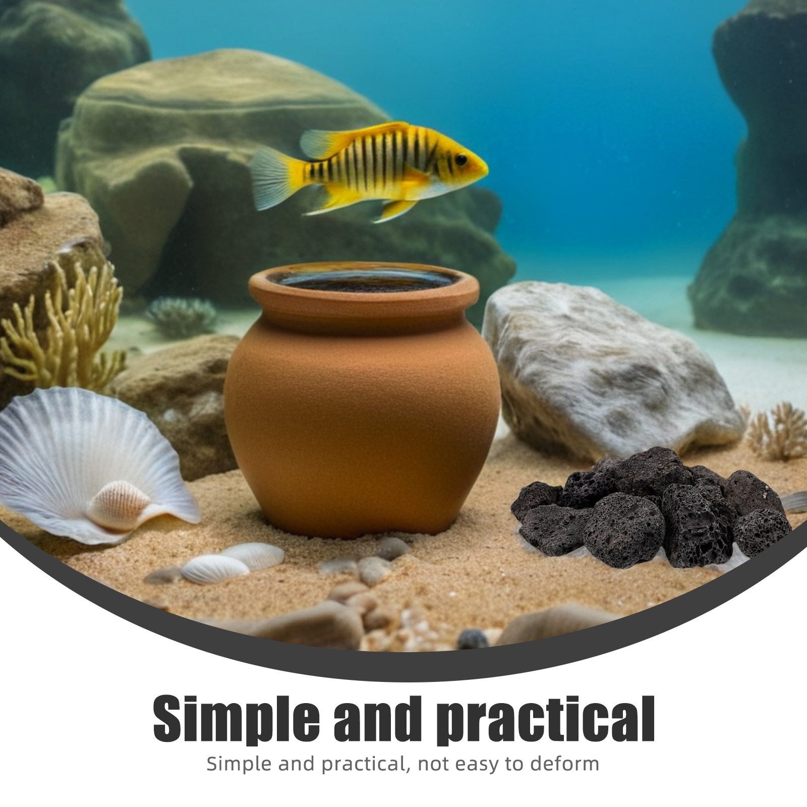 1팩 천연 화산석 용암석 작은 사이즈 어항 장식 화분용 - Aquarium Fish Small 리뷰 및 가격