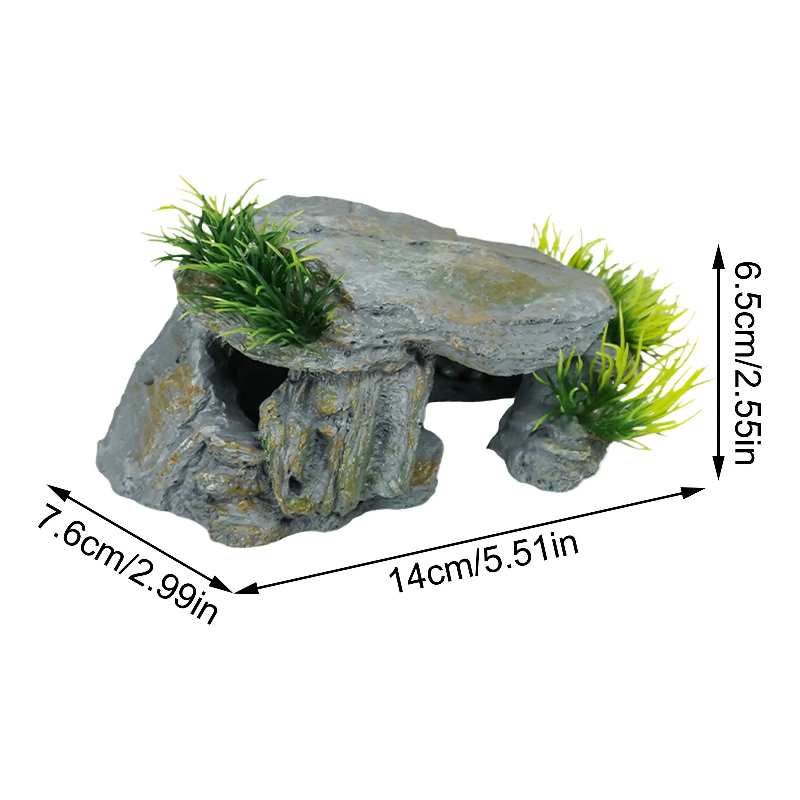 파충류 암석 은신처 천연 파충류 은신 암석 동굴 수족관 - Aquarium Fish Hideout 리뷰 및 가격